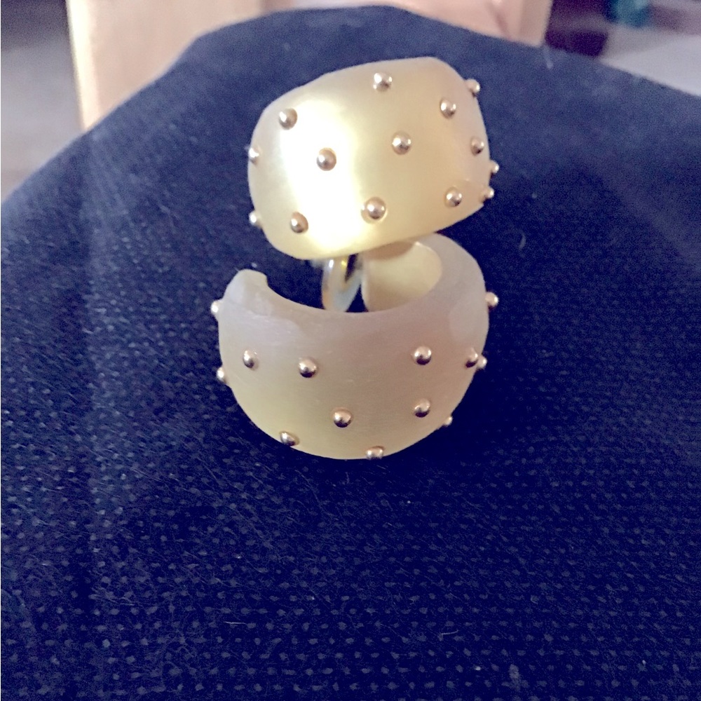 Semi hoop earrings